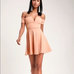 NWT Lulus Play The Party Skater Dress M
